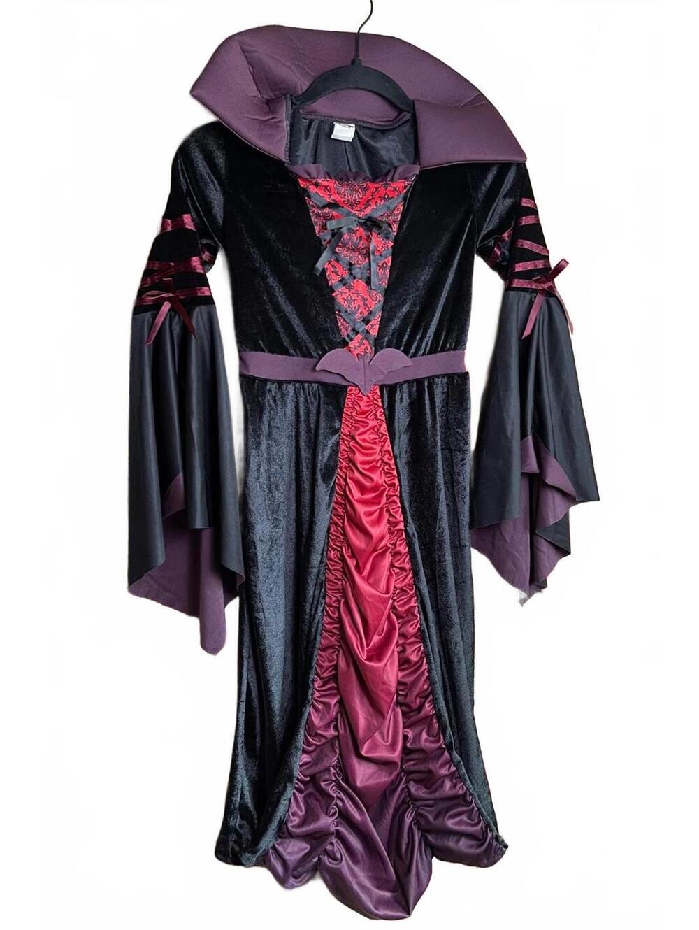Vintage Gothic Style Children's Vampire Costume Dress 8-10